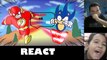 [Ft.KROKGAMES] React ao Flash VS. Sonic _ Duelo de Titas (7 Minutoz)