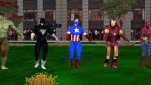 Железный Человек Человек-Паук Бэтмен Халк Капитан Америка Пение Калинки Потешки