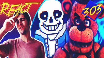 Sans VS. Freddy Fazbear [Batalha de Gigantes] - React 303