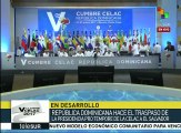 Rep. Dominicana entrega Presidencia PRo Témpore de CELAC a El Salvador