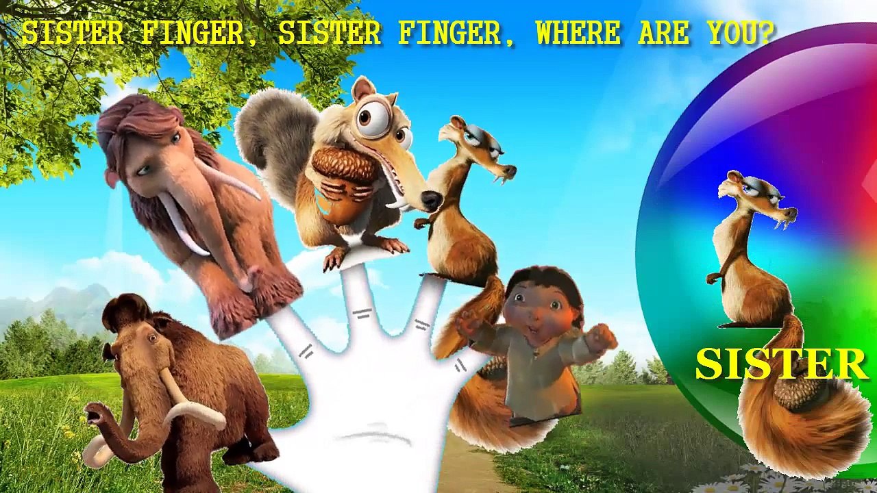 Ice Age Finger Family Song [Nursery Rhyme] Finger Family Fun | Toy PARODY