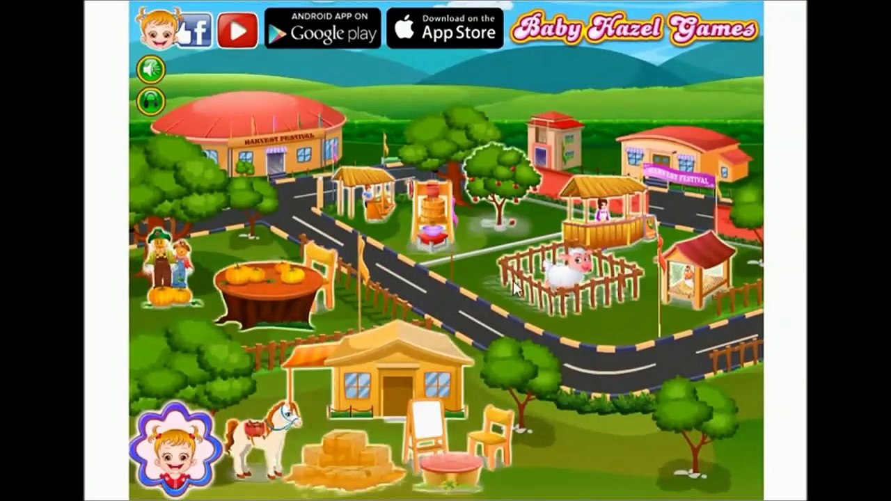 baby hazel harvest fastival - video film baby hazel cute HD