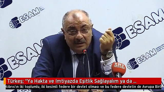 Türkeş: Ya Hakta ve Imtiyazda Eşitlik Sağlayalım ya da Mahrumiyette Bir Eşitlik Sağlayalım