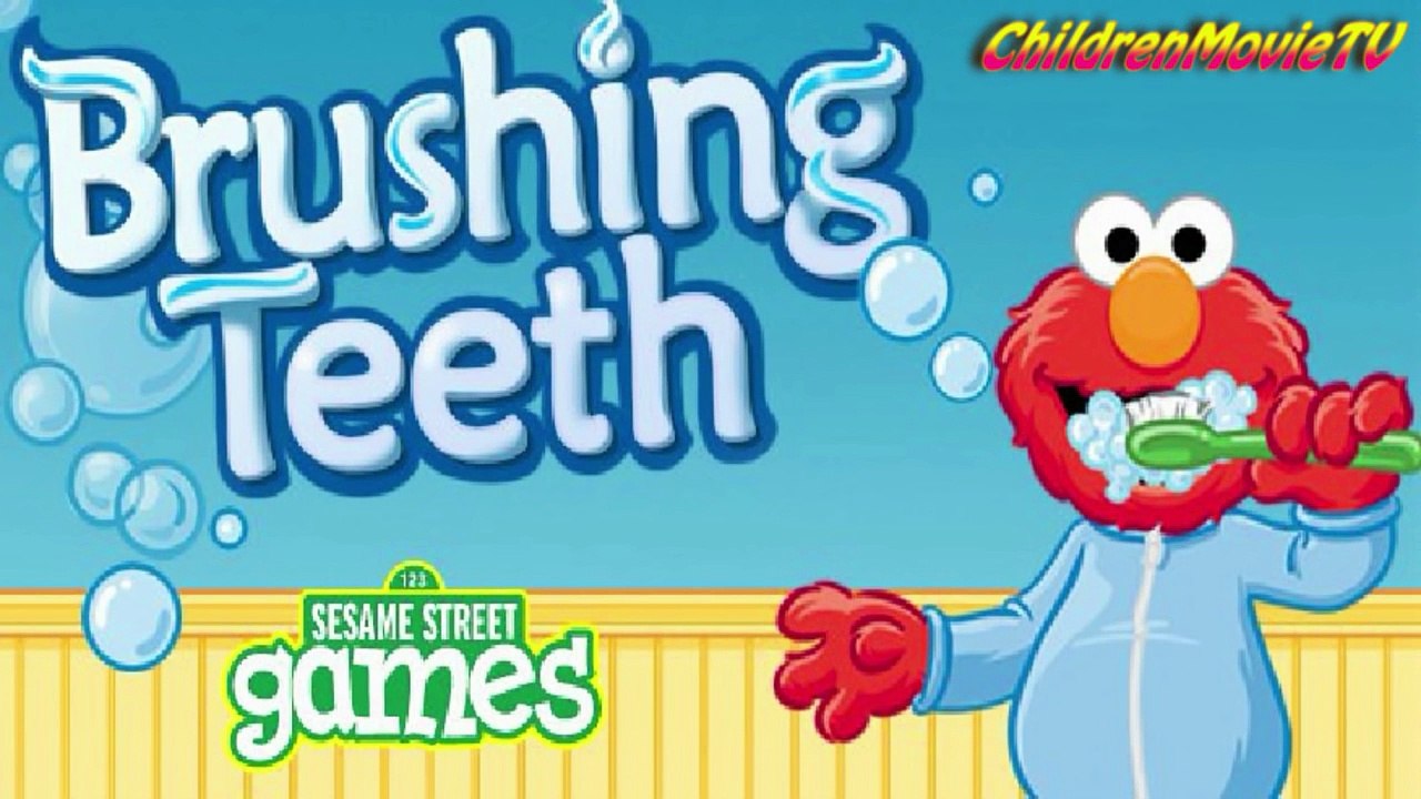 Brushing Teeth Game for Kids Fun Sesame Street Video