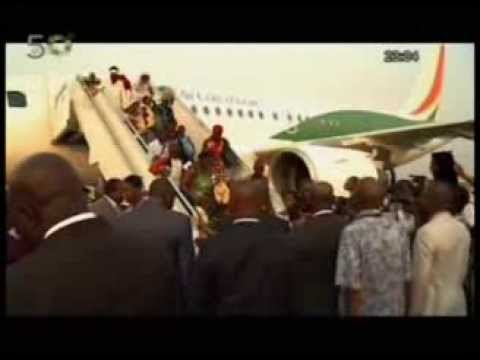 Conflit en Centrafrique: le premier contingent de 123 ressortissants ivoiriens est revenu de Bangui