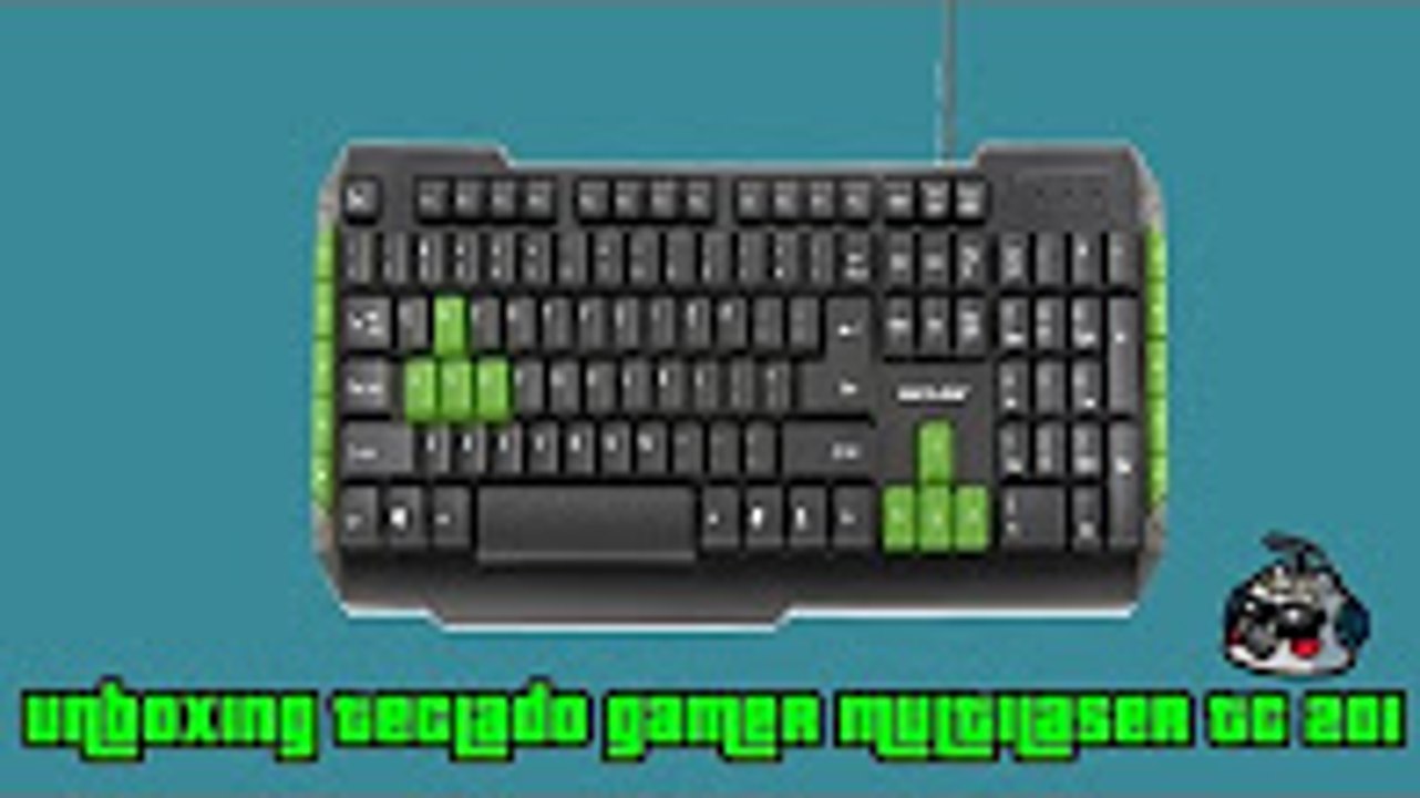 UNBOXING TECLADO GAMER MULTILASER TC 201