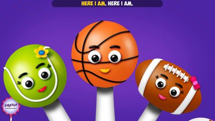 The Finger Family Sports Balls Family Nursery Rhyme | Sports Balls Finger Family Songs