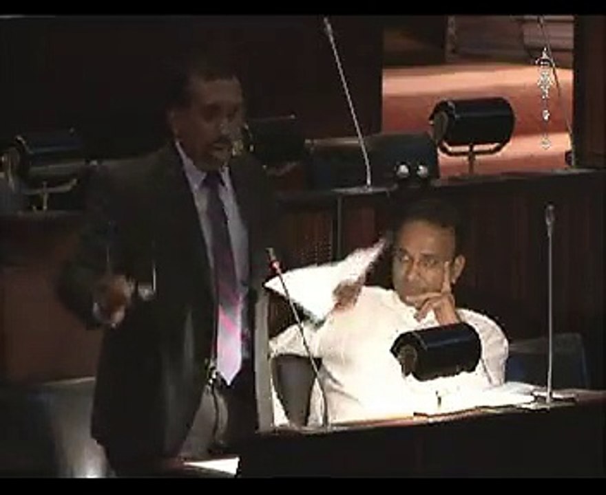 "තමුසෙලාට හෙණ ගැහුවත් කමක් නෑ ...තමුසෙලා ශ්‍රිලනිපයත් විනාශ කරනවා ...එකයි අපිට දුක ..." මහින්දානන්ද බැදුම්කර හොරකම දන්න