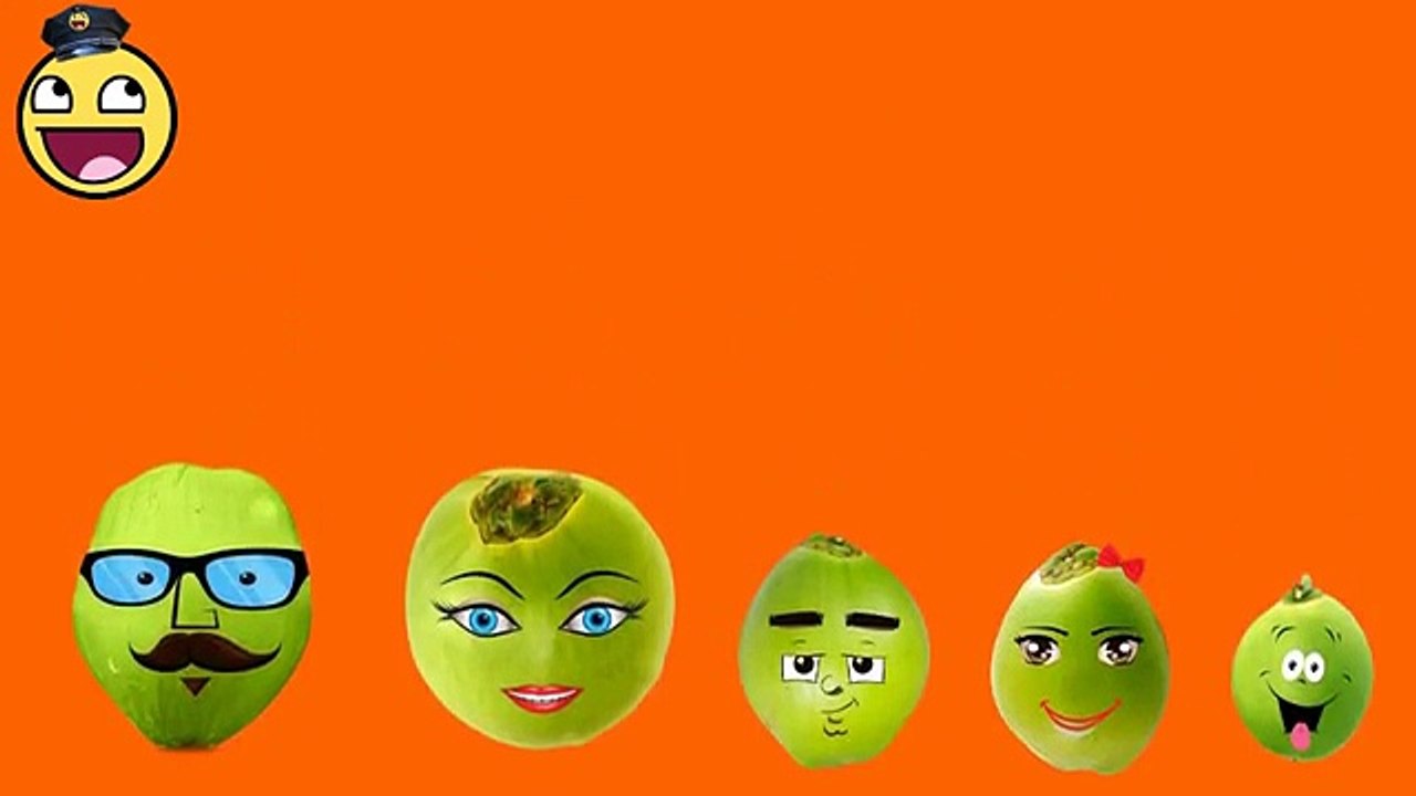 Finger Family | Green Coconut Finger Family Rhymes in English | Early Learning Series