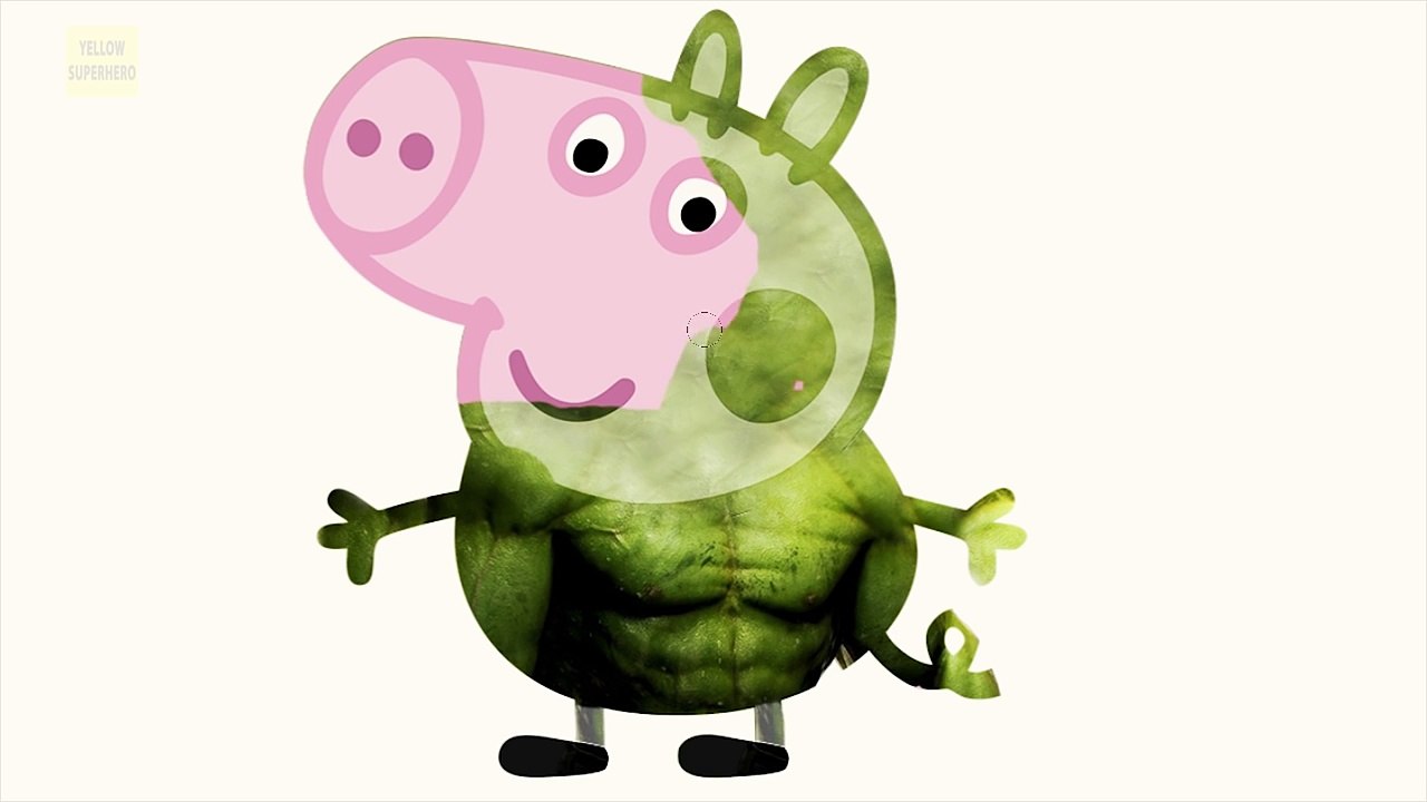 PEPPA PIG TRANSFROMS INTO SUPER STRONG HULK