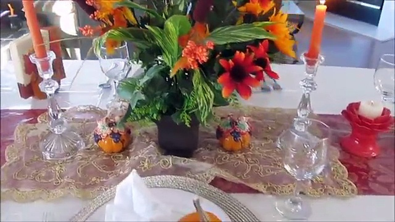 My 2016 Thanksgiving Table / مائدتي لعيد الشكر ٢٠١٦