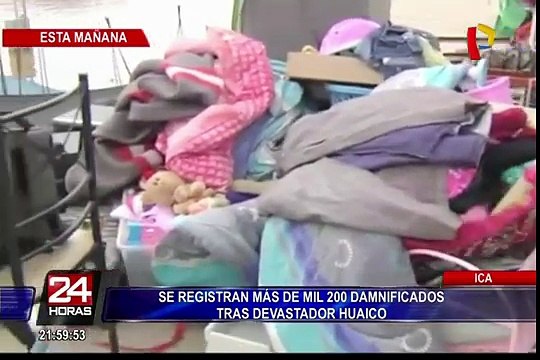 Ica: se registran más de 200 damnificados tras devastador huaico