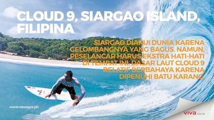 4 Destinasi Terbaik untuk Peselancar