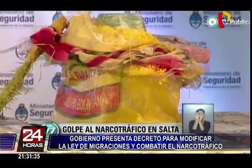 Argentina: presentan decreto para modificar ley de migraciones y combatir el narcotráfico