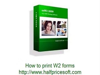 Desktop ezW2 Software Prints W2 1099 Tax Form