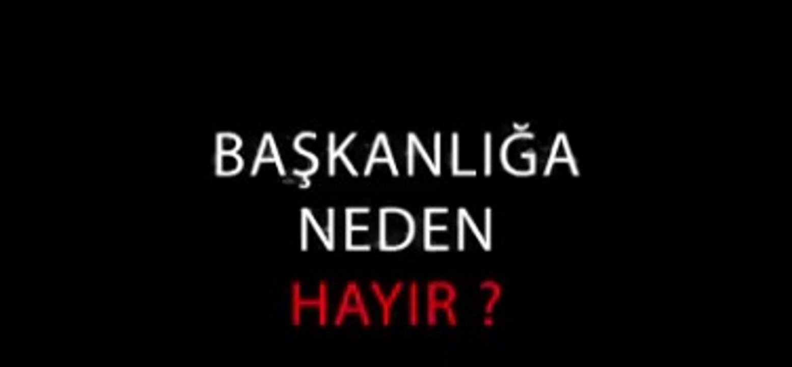 SİNAN OĞAN: BAŞKANLIĞA NEDEN #HAYIR !