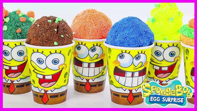 Эксклюзивные Спанч Боб сюрприз игрушки Распаковывают Киндер яйца мороженое разработанная трансформаторов