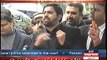 Faiz Ul Hassan Chohan lashes out Pmln Minister outside Supreme Court