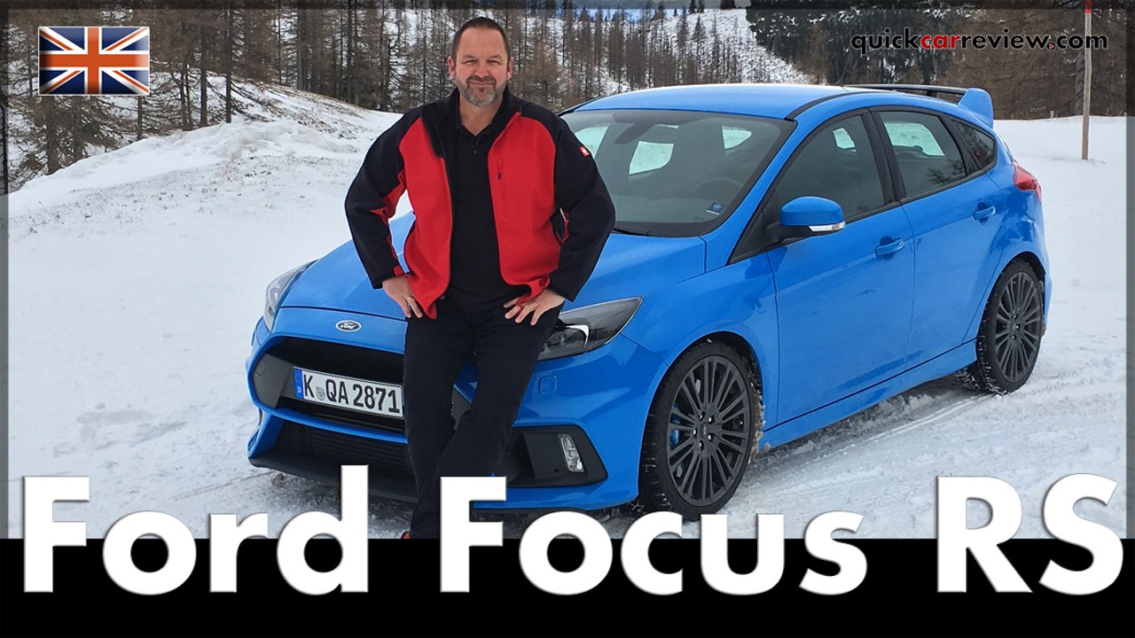 2016 Ford Focus RS Test & Review on Snow and Ice | Drive Report | Review | English