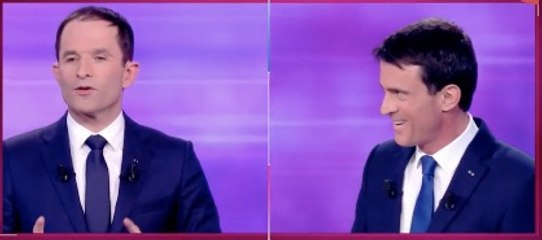 Débat de l'entre-deux tours: les ultimes piques de Hamon et Valls