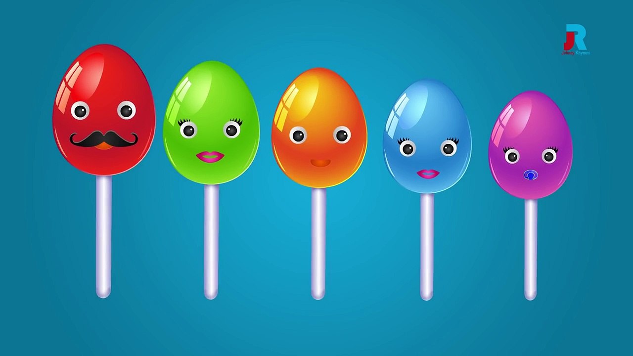 The Finger Family Easter Egg Cake Pops Family Nursery Rhyme | Easter Finger Family Songs