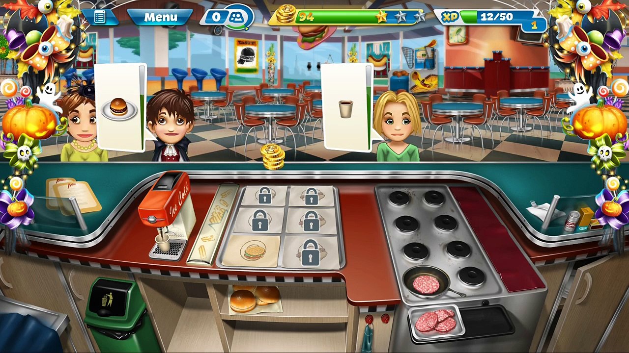 Cooking Fever Halloween Version Level 1-5