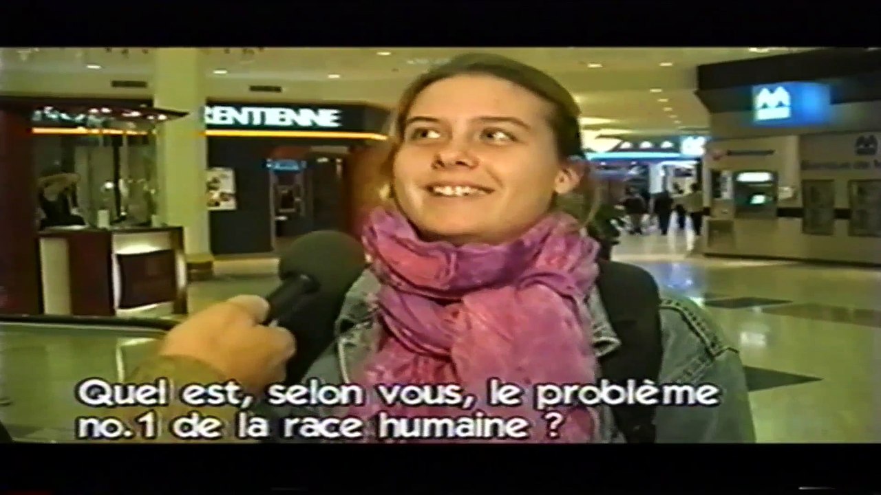 Quel est, selon vous, le problème no. 1 de la race humaine ?