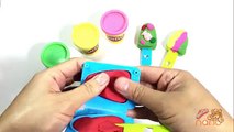 Play Doh Ice Cream Rainbow! Make Strawberry Ice-cream - Nano channel