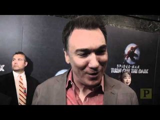 Patrick Page and Jennifer Damiano Get Caught in "Spider-Man"'s Web
