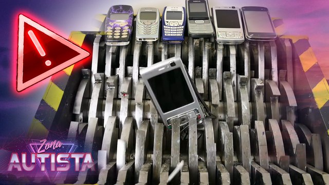 ESMAGANDO TELEFONES CELULARES NOKIA