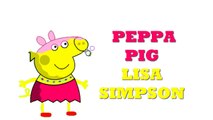 Peppa pig disfraces Los simpson