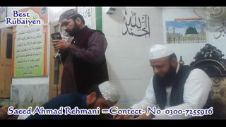 best Rubaiyen 2017 Mohammad saeed Ahmad Rehmani