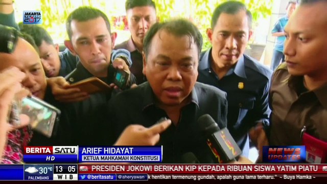 Ketua MK Minta Maaf Atas Penangkapan Hakim MK oleh KPK