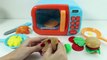 343 Just Like Home Microwave Oven Toy Play Doh Kitchen Toy Cutting Food Cooking Playset Toy Videos