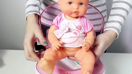 Baby Doll Magic Potty Training Poops & Pees Nenuco Baby Girl Diaper Potty Time Toy Toilet Toy Videos