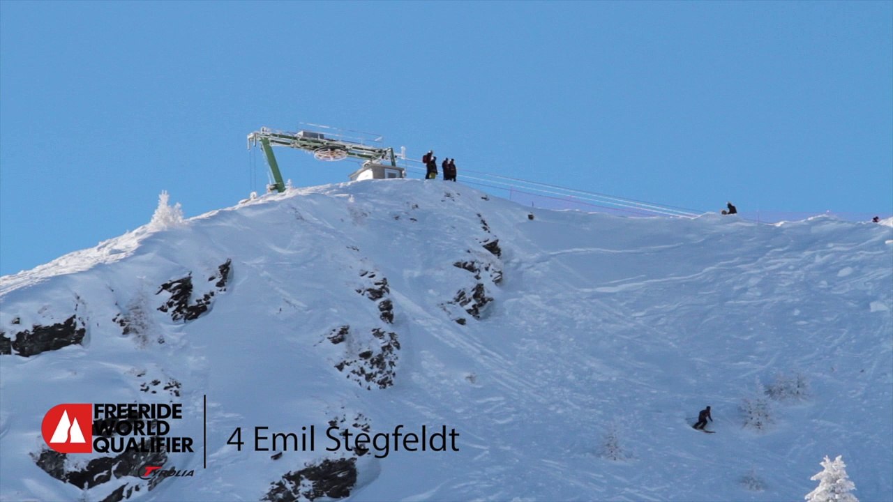 4th place Emil Stegfeldt - ski men - Verbier Freeride Week 2* #1 2017
