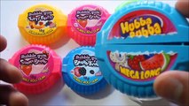 French Hubba Bubba Bubble Gum Tape vs German Bubble Gum Mini Rollz