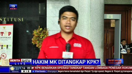 MK Belum Sebut Nama Hakim yang Ditangkap KPK