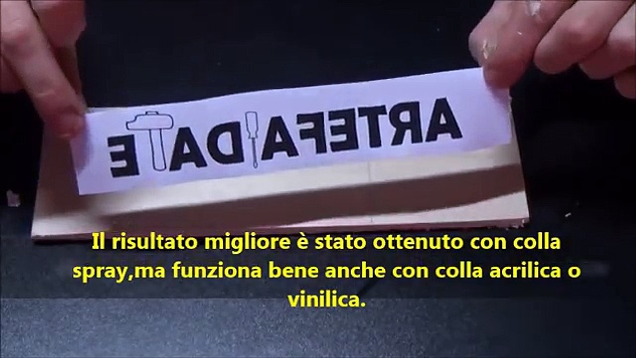 Stampa su legno Fai Da Te