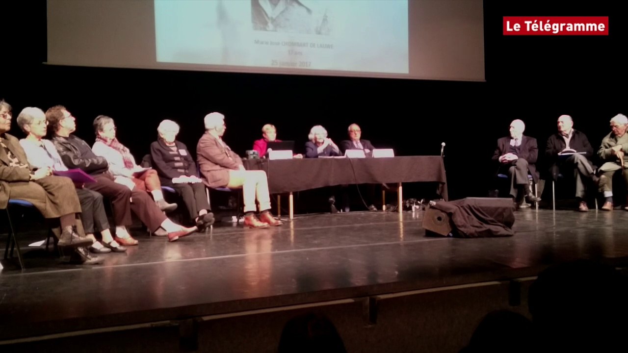 Morlaix. Concours de la résistance et de la déportation : Marie-José Chombart de Lawe témoigne