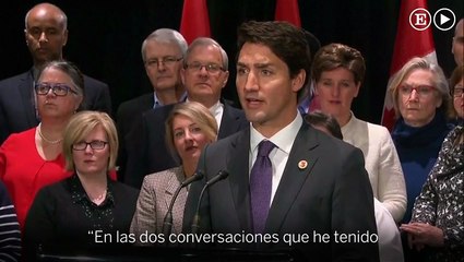 Trudeau aplaude la reactivación de los oleoductos de Trump