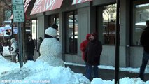 Hilarious Scary Snowman Prank  Bike Ride Gone Wrong  1-5