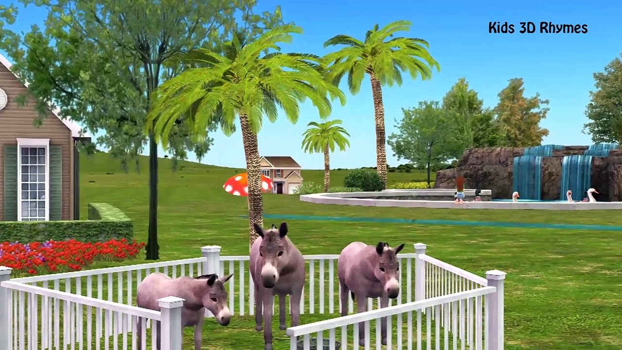 Животных Мультфильмы семья палец рифмы | учить стишки палец семейные животные мультики для детей