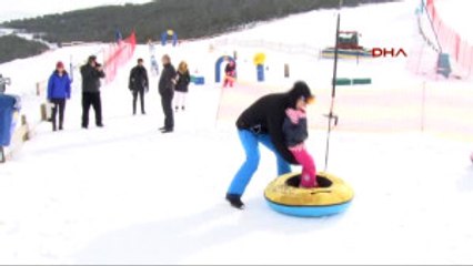 Erzurum Palandöken'de Snowtubingler Tehlikeli Diye Kaldırıldı