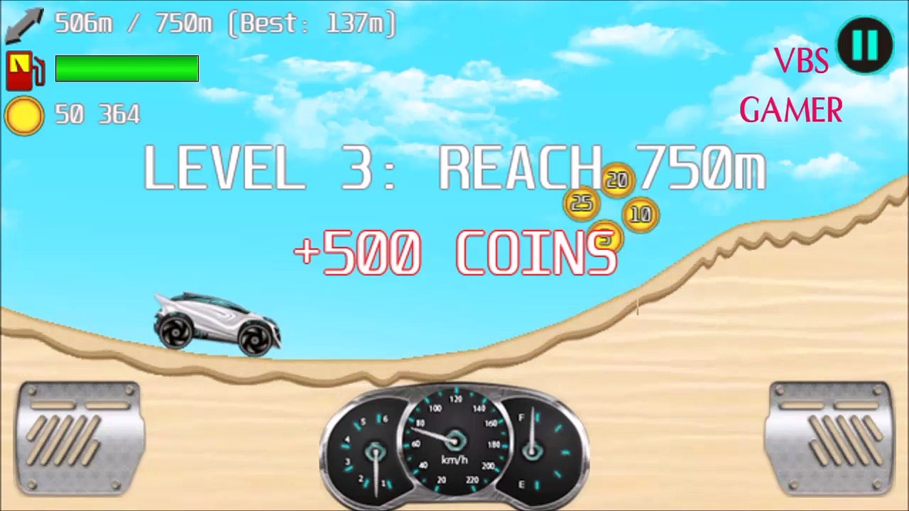 Alien Planet Hill Car Racing Desert Android Gameplay 5