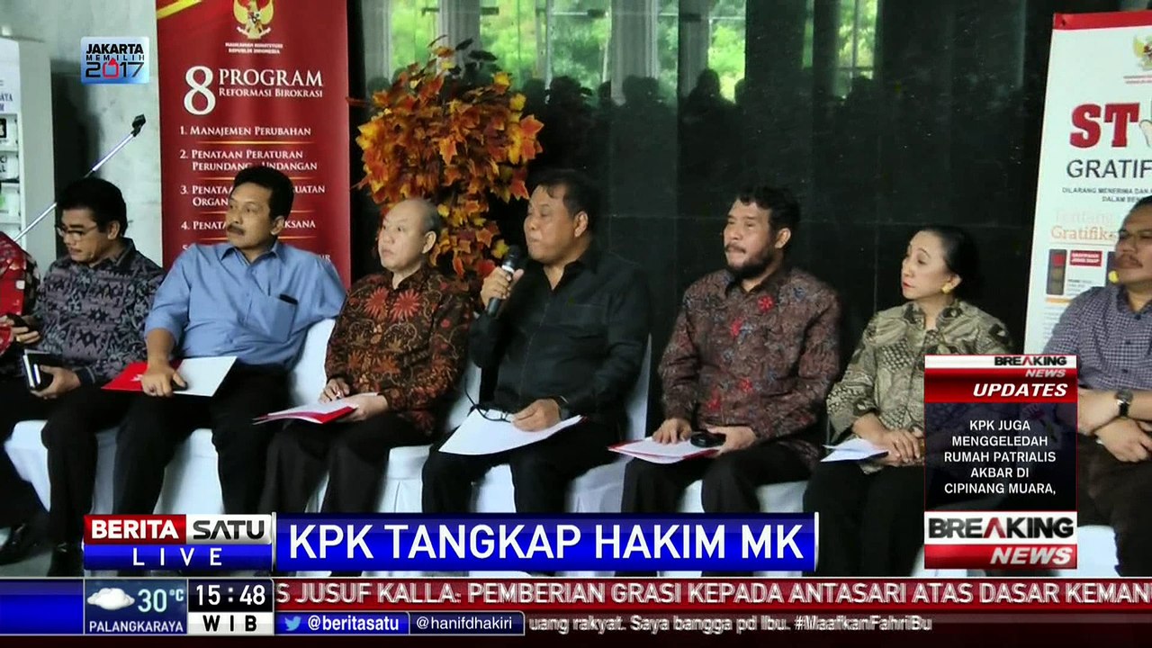 Breaking News: MK Tanggapi OTT KPK Terhadap Patrialis Akbar