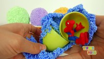 Play Foam Surprise Eggs Toys for Kids MARVEL Avengers Cars Thomas Paw Patrol Batman Cups