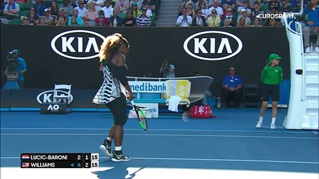 Avustralya Açık: Mirjana Lucic-Baroni - Serena Williams (Özet)