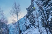 Super Steep Ice Climbing With X-Dream Axes - Vlog 31