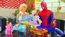 Siêu Anh Hùng Spiderman đánh nhau với Joker Và cứu Nữ Hoàng Công Chúa Elsa